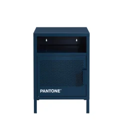 NINO Table de chevet 1 porte en métal PANTONE
