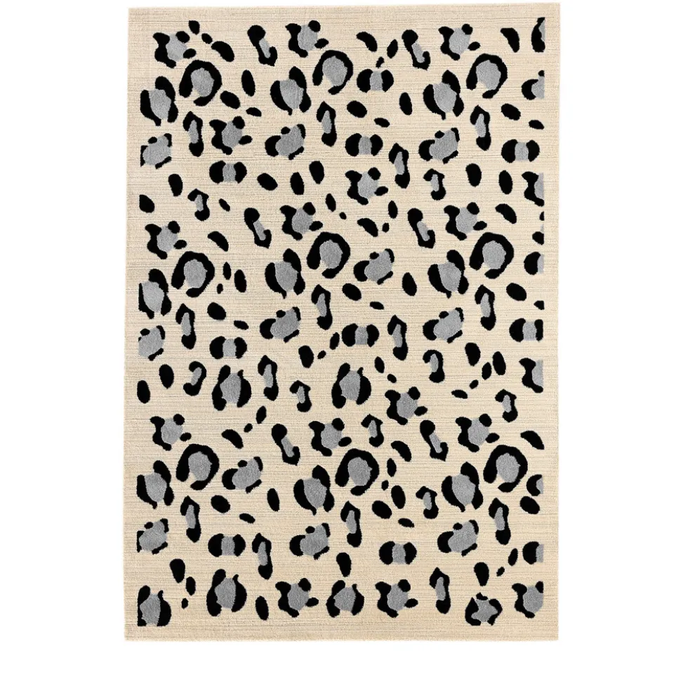 NOMAD Tapis contemporain à motifs léopard