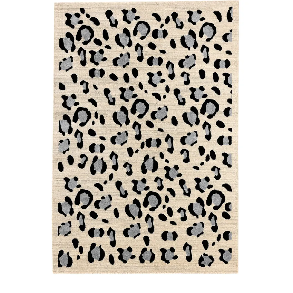 NOMAD Tapis contemporain à motifs léopard