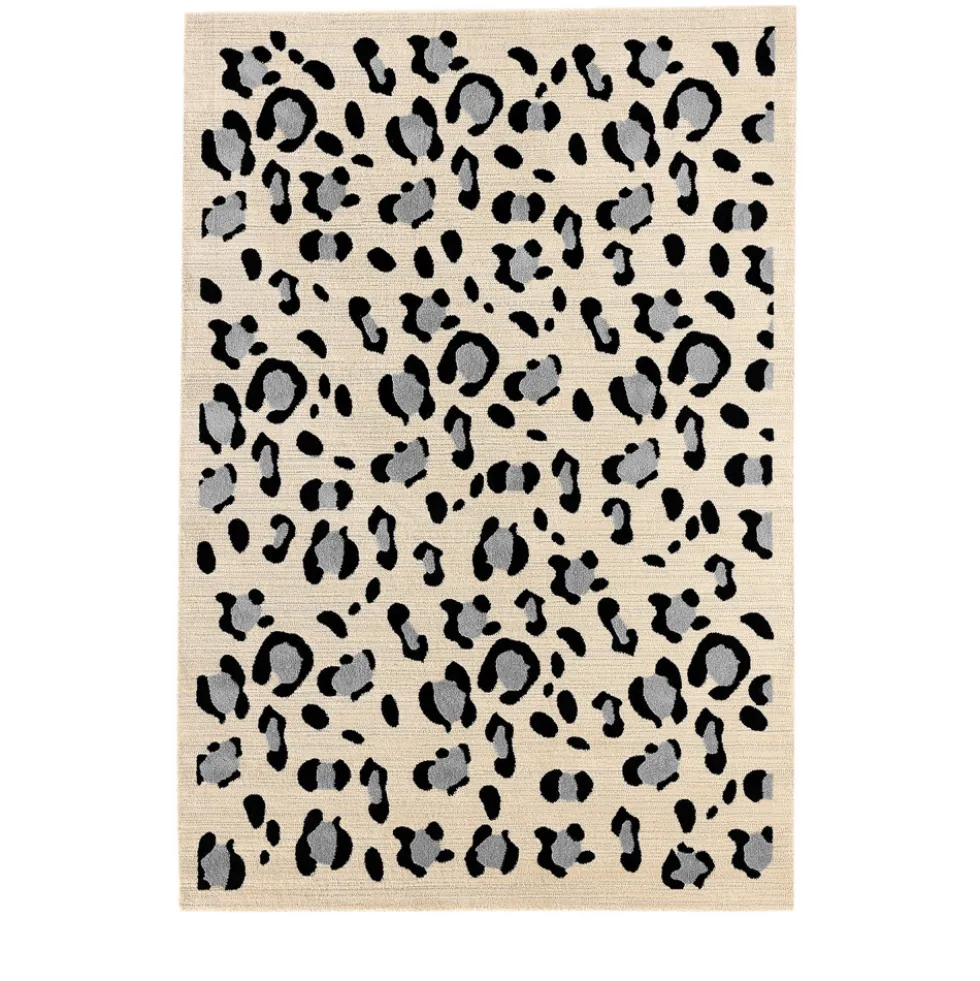 NOMAD Tapis contemporain à motifs léopard