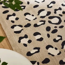 NOMAD Tapis contemporain à motifs léopard