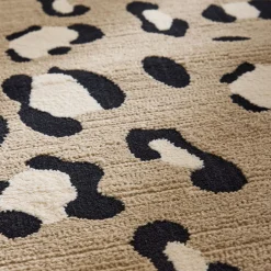 NOMAD Tapis contemporain à motifs léopard