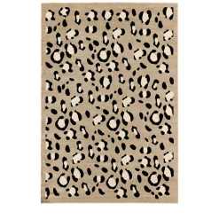 NOMAD Tapis contemporain à motifs léopard