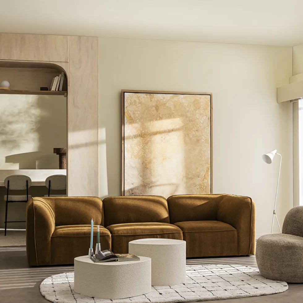 NOOR Angle réversible pour canapé modulable en tissu