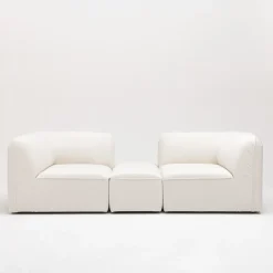 NOOR Angle réversible pour canapé modulable en tissu bouclette
