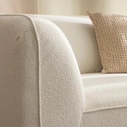 NOOR Angle réversible pour canapé modulable en tissu bouclette