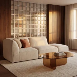 NOOR Angle réversible pour canapé modulable en velours côtelé
