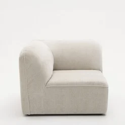 NOOR Angle réversible pour canapé modulable en velours côtelé