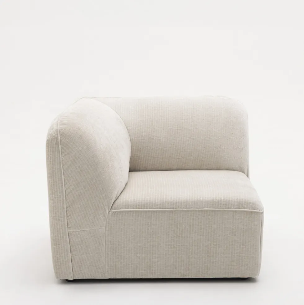 NOOR Angle réversible pour canapé modulable en velours côtelé