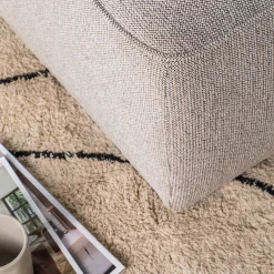 NOOR Chauffeuse pour canapé modulable en tissu