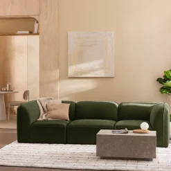NOOR Chauffeuse pour canapé modulable en tissu