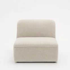 NOOR Chauffeuse pour canapé modulable en velours côtelé
