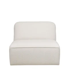 NOOR Chauffeuse pour canapé modulable en tissu bouclette