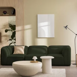 NOOR Chauffeuse pour canapé modulable en tissu bouclette
