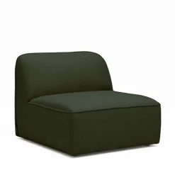 NOOR Chauffeuse pour canapé modulable en tissu bouclette