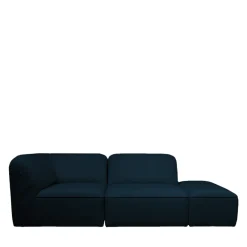 NOOR Chauffeuse pour canapé modulable en tissu bouclette