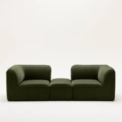 NOOR Pouf pour canapé modulable en tissu