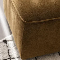 NOOR Pouf pour canapé modulable en tissu