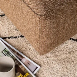 NOOR Pouf pour canapé modulable en tissu