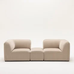 NOOR Pouf pour canapé modulable en tissu