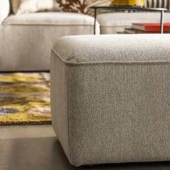 NOOR Pouf pour canapé modulable en tissu
