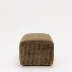NOOR Pouf pour canapé modulable en velours côtelé