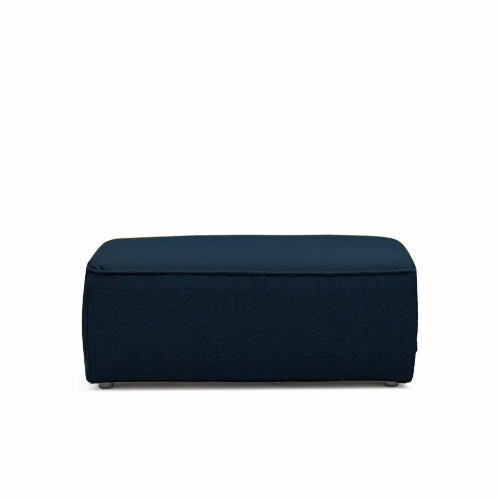 NOOR Pouf pour canapé modulable en tissu bouclette