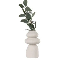 NOSARA Vase de forme organique en grès H26,5cm
