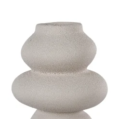 NOSARA Vase de forme organique en grès H26,5cm