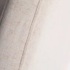 NOUSSA Tête de lit en coton et lin demi-lune L170cm