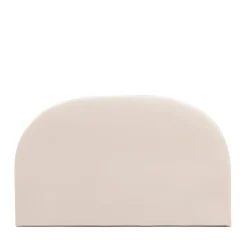 NOUSSA Tête de lit en tissu chenille demi-lune L150cm