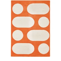 NOVA Tapis vintage à motif rond