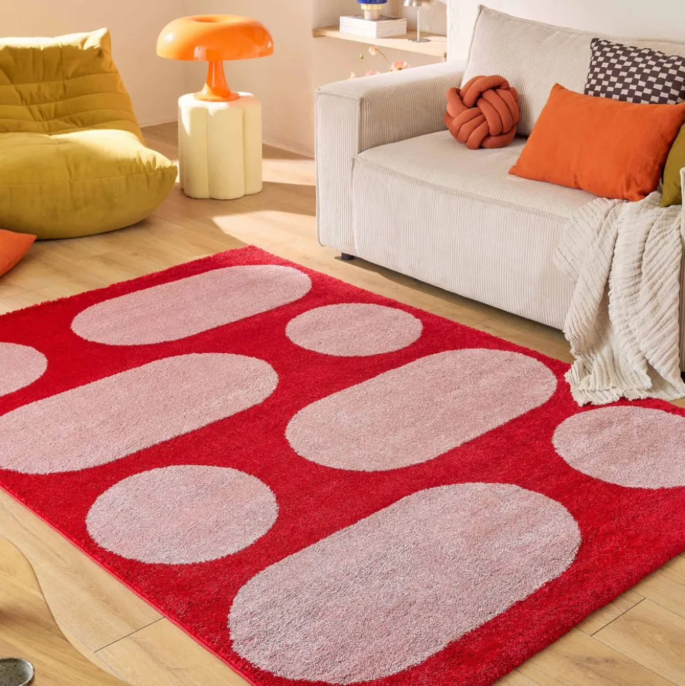 NOVA Tapis vintage à motif rond