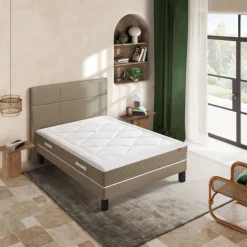 NÉRÉIDE Matelas 100% ressorts à mémoire de forme, épaisseur 28cm, accueil moelleux