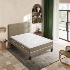 NÉRÉIDE Matelas 100% ressorts à mémoire de forme, épaisseur 28cm, accueil moelleux