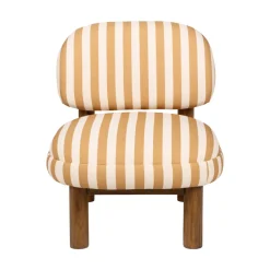 NUBO Fauteuil en tissu et bois