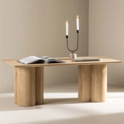 OLIVIA Table basse en bois 120x60cm