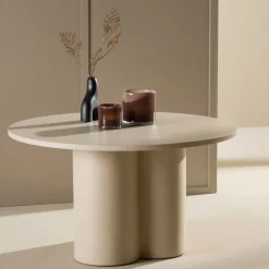OLIVIA Table basse ronde en bois ø80cm