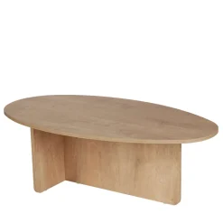 ORIS Table basse organique en bois 120x65cm