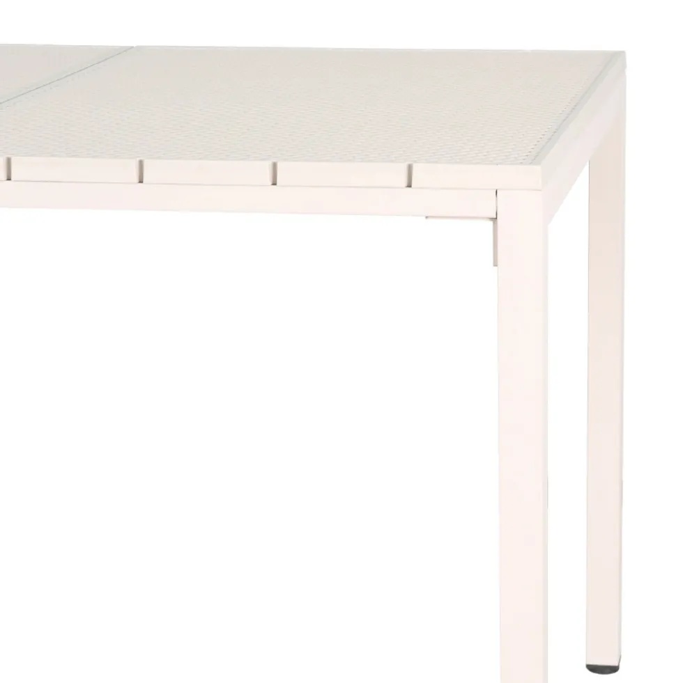 ORKA Ensemble table et chaises de jardin 4 personnes en métal