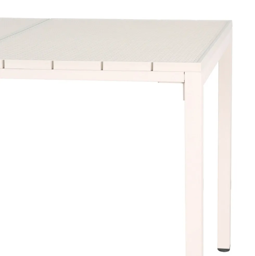 ORKA Ensemble table et chaises de jardin 4 personnes en métal