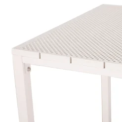 ORKA Ensemble table et chaises de jardin 4 personnes en métal