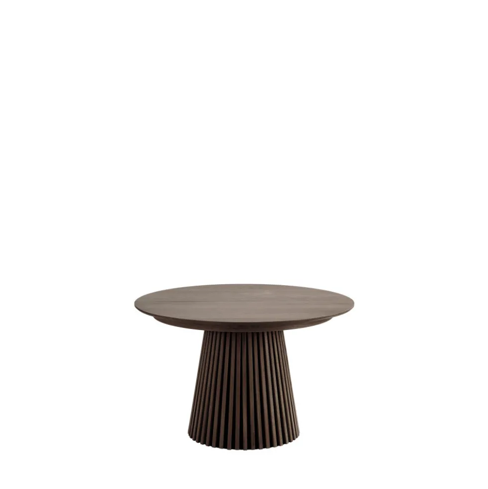 OSAKA Table à manger extensible 4 à 10 personnes 120-240x120cm en bois