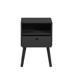 OZZY Table de chevet 1 tiroir, 1 niche en bois