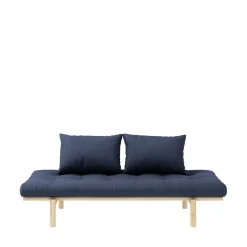 PACE Daybed en bois naturel et tissu