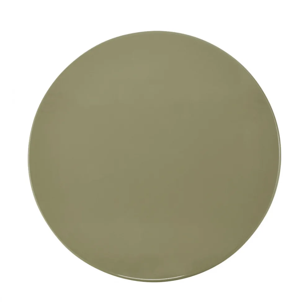 PALOMA Table basse ronde en bois laqué ø80cm