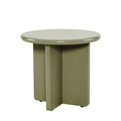 PALOMA Table d'appoint ronde en bois laqué ø50cm