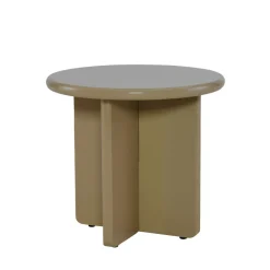 PALOMA Table d'appoint ronde en bois laqué ø50cm