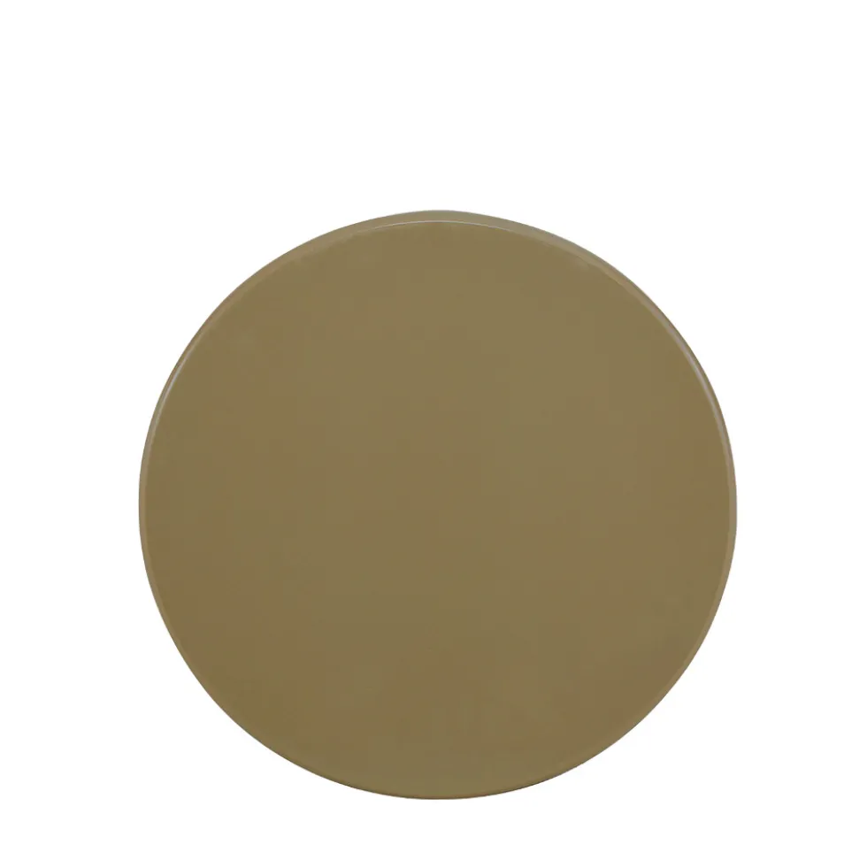 PALOMA Table d'appoint ronde en bois laqué ø50cm