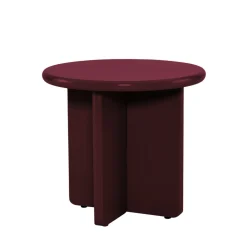 PALOMA Table d'appoint ronde en bois laqué ø50cm